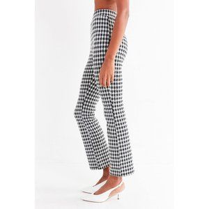Urban Outfitters | Flare Cropped "Casey" Pant Black and White Gingham | Small